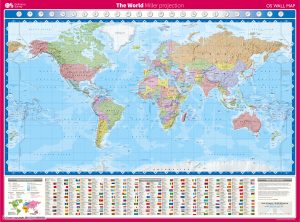 Laminated and encapsulated maps