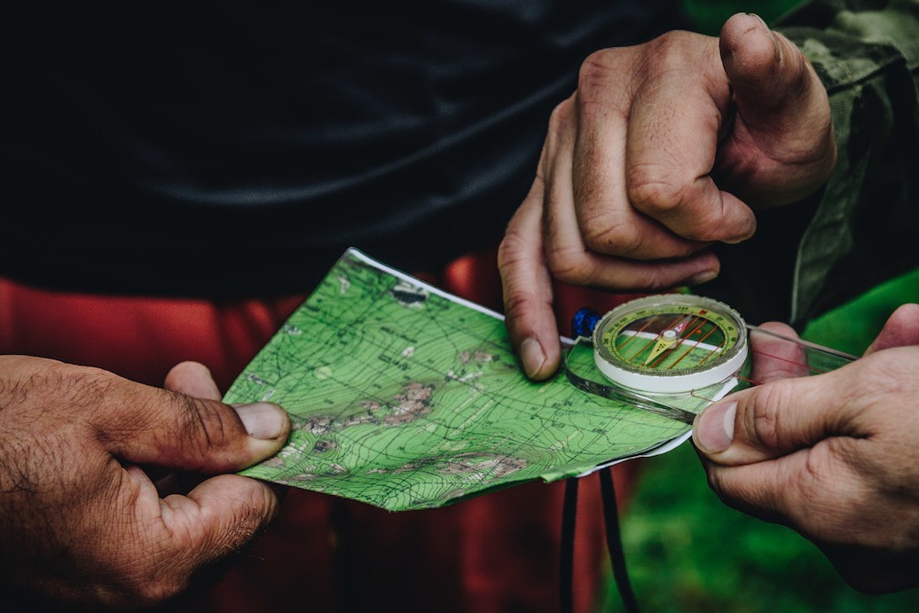 Compass and map #getoutside
