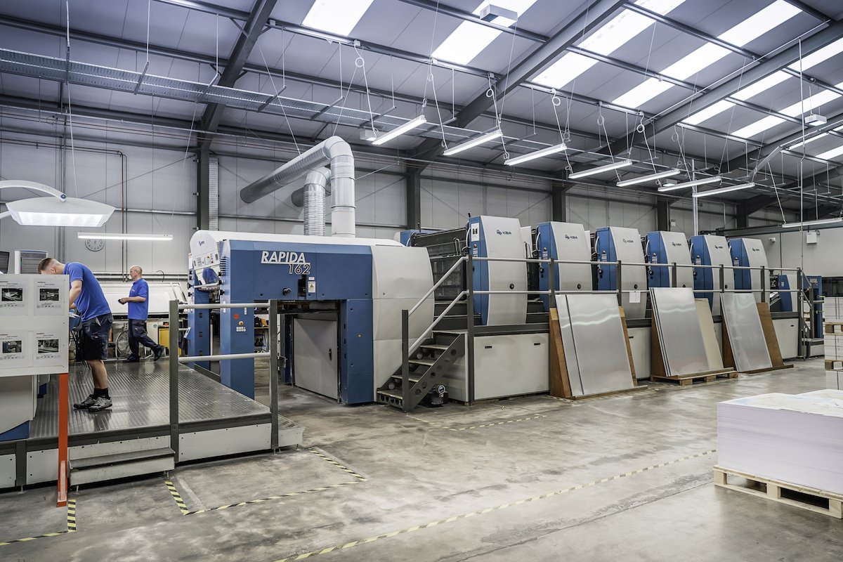 Dennis Maps KBA 162 large format litho printer