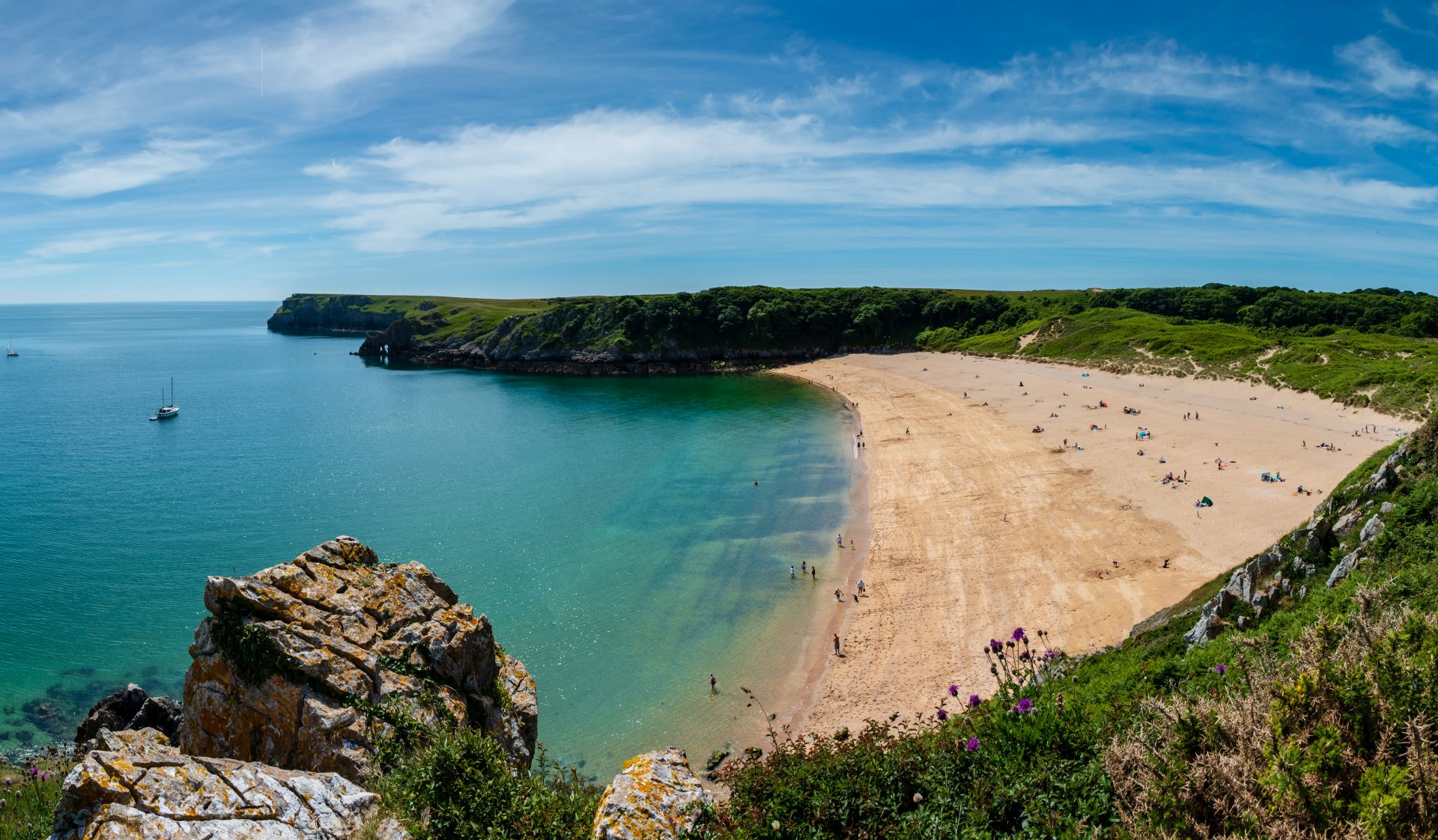 Barafundle Bay, South Wales, UK