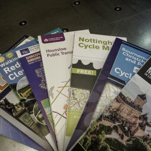 Folded map printing at Dennis Maps