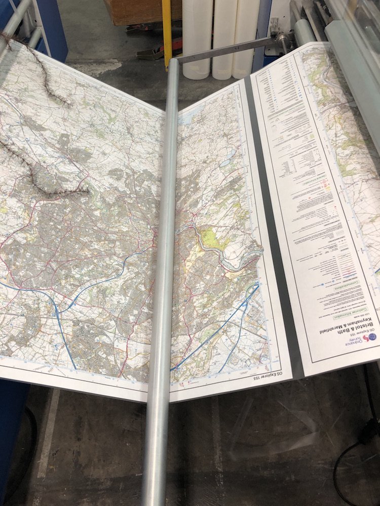 Image 1 - Encapsulated-maps-film-covered-maps