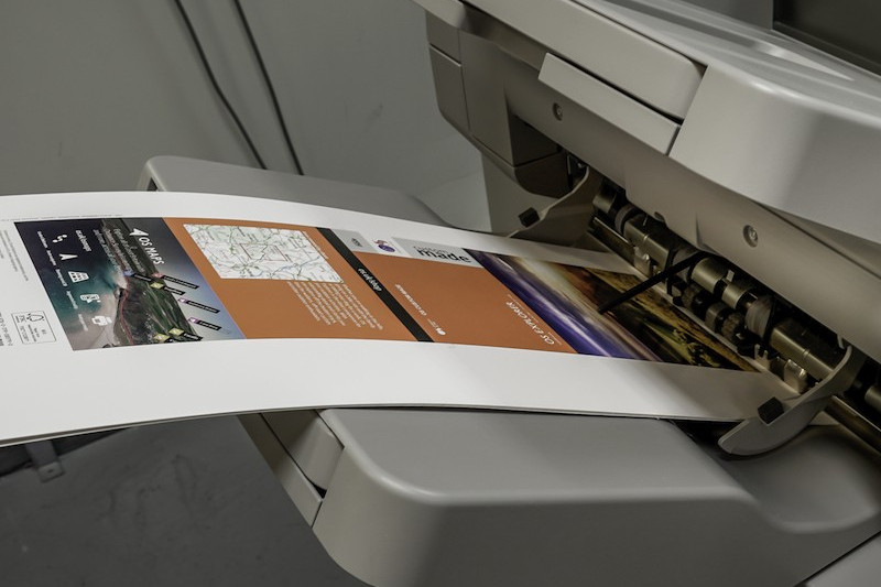 Small-Format-Digital-Printer-producing-custom-made-map